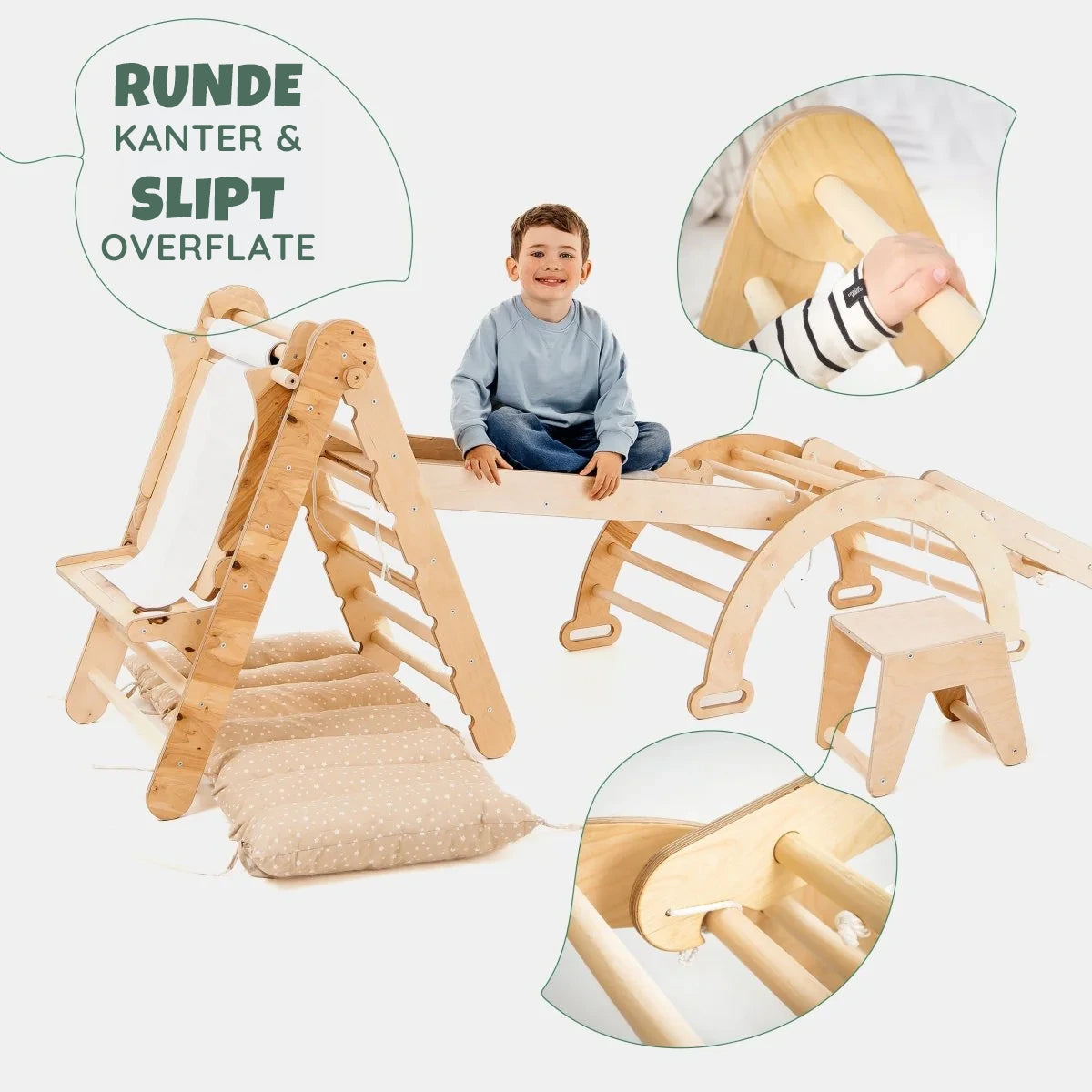 6-i-1 Montessori Klatrestativ - detaljbilde 6 - KUL KID