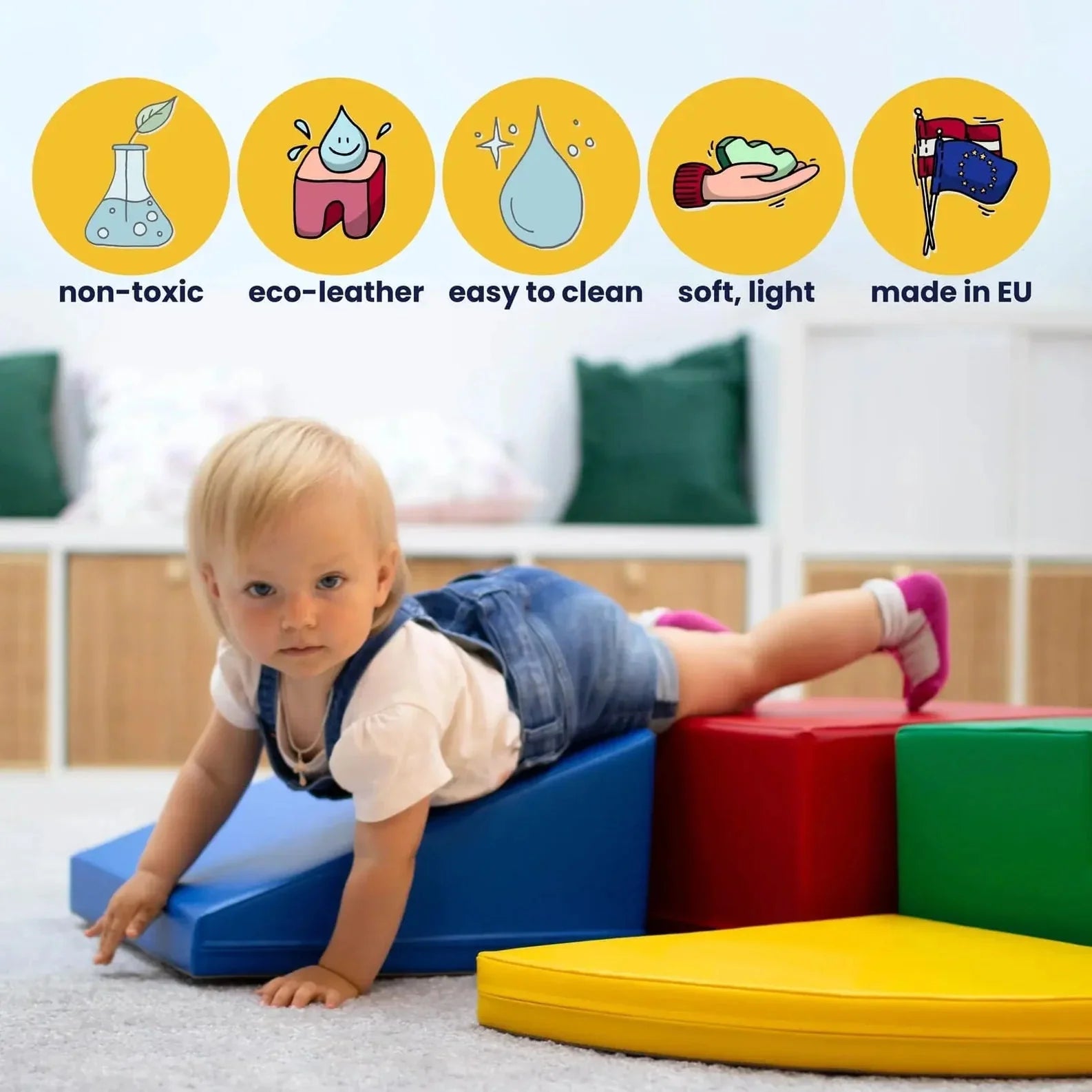 Aktivitetssett i skum fra Kul Kid